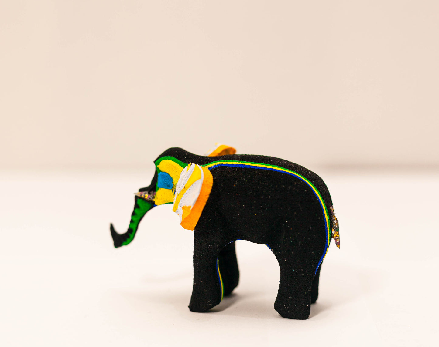 Elephant Sculpture – Mini Recycled Flip Flop Handmade Eco Art