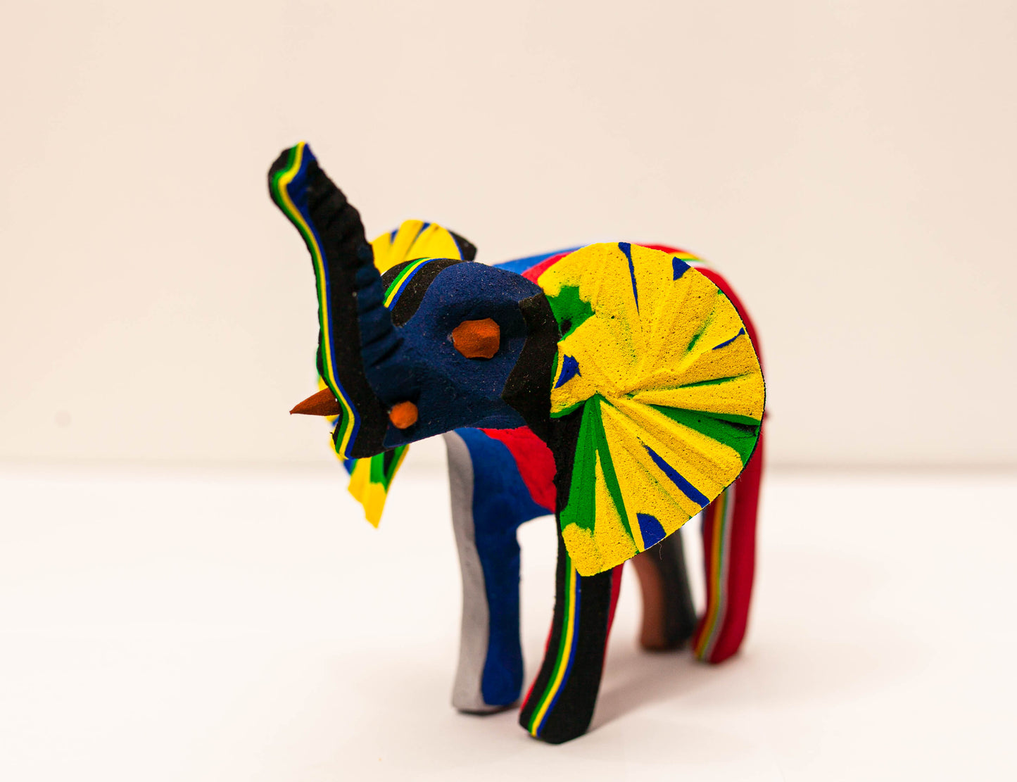 Elephant Sculpture – Mini Recycled Flip Flop Handmade Eco Art
