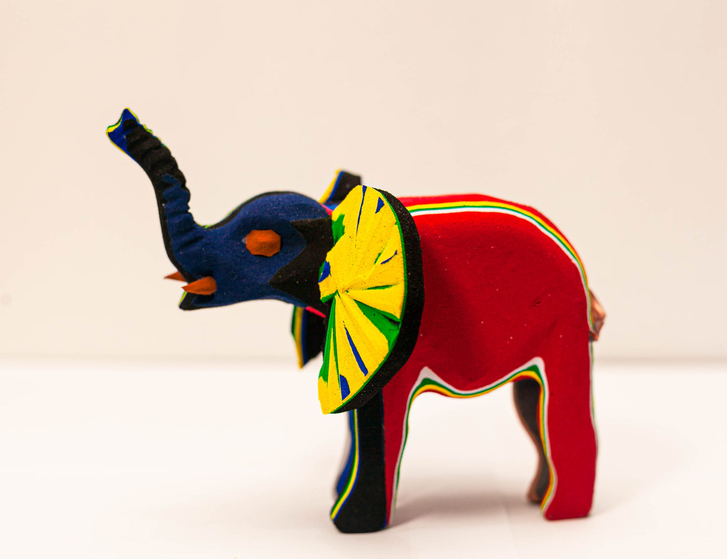 Elephant Sculpture – Mini Recycled Flip Flop Handmade Eco Art