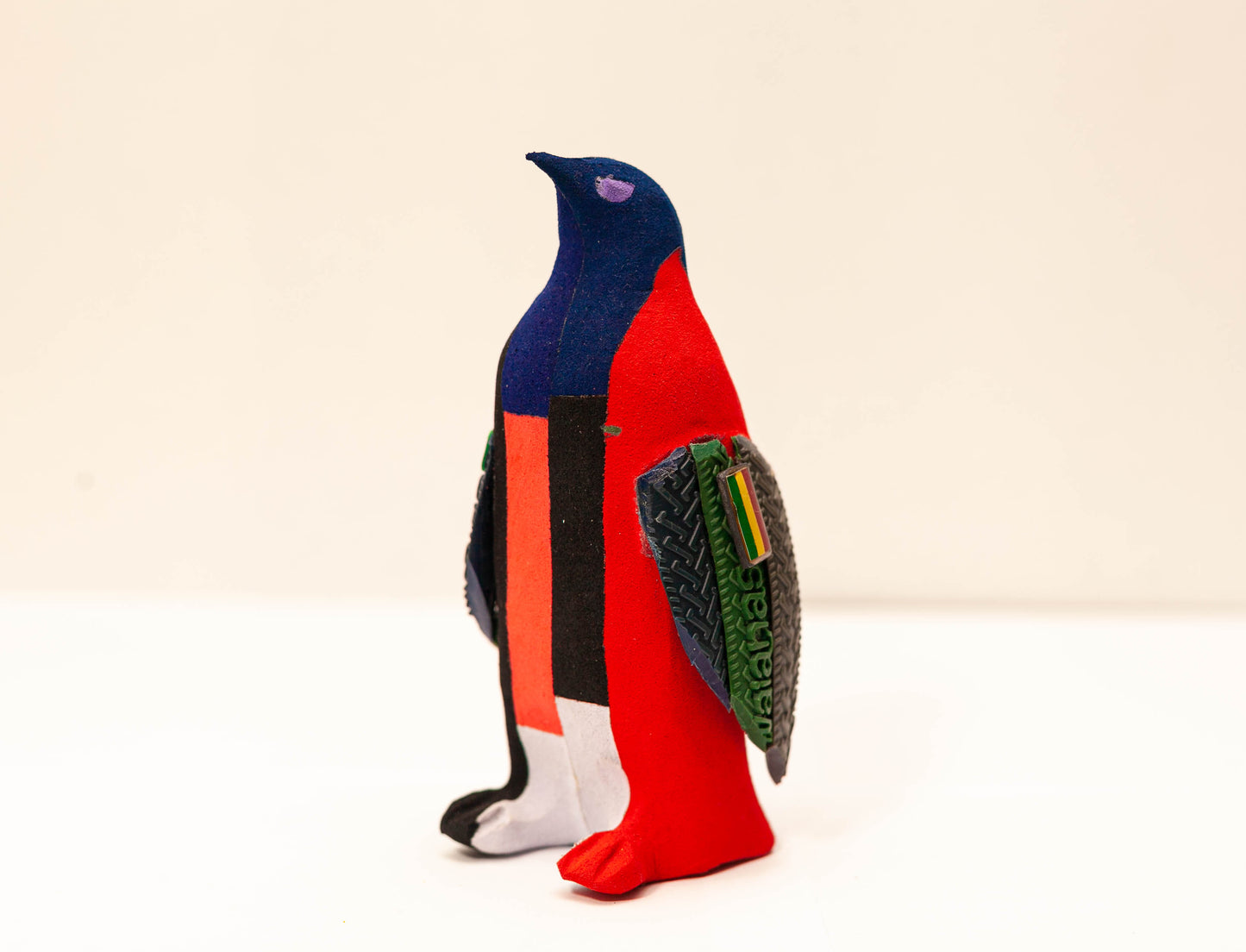 Penguin Sculpture – Mini Recycled Flip Flop Handmade Eco Art