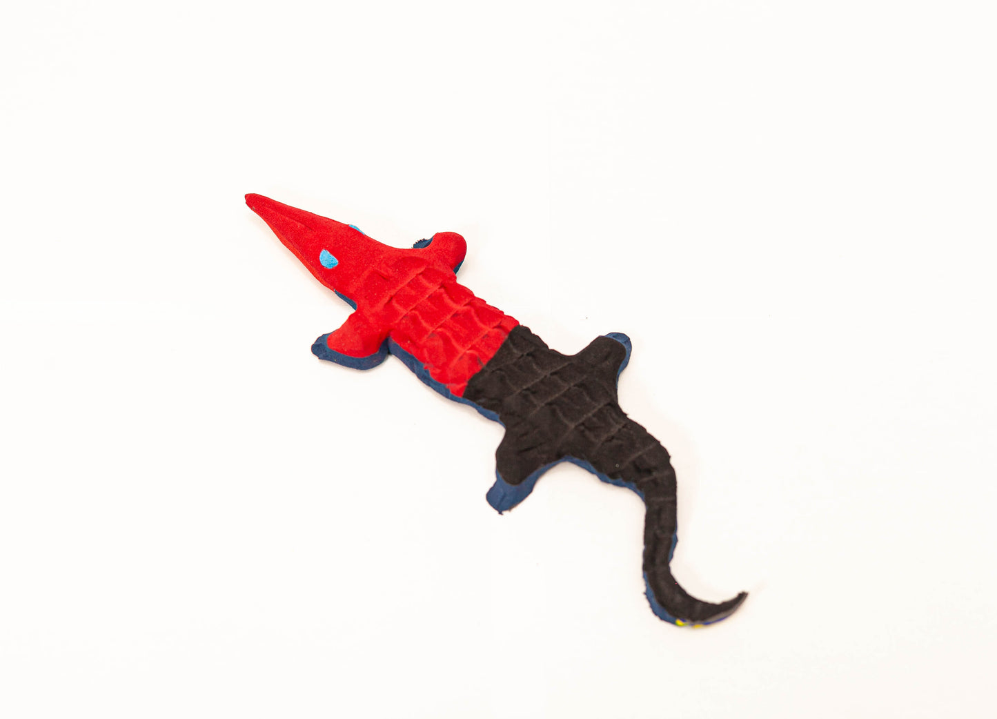 Crocodile Sculpture – Recycled Flip Flop Handmade African Art