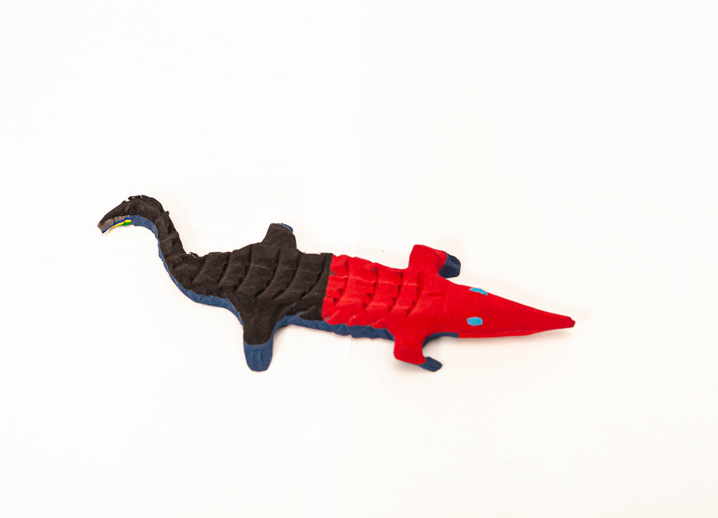Crocodile Sculpture – Recycled Flip Flop Handmade African Art