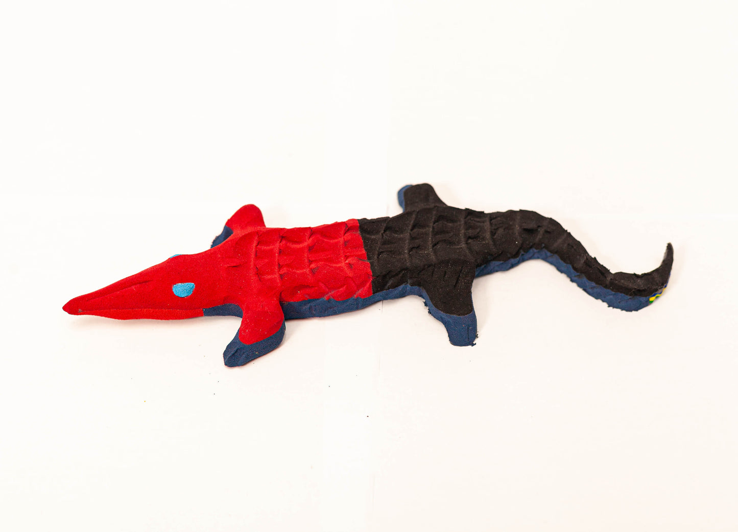 Crocodile Sculpture – Recycled Flip Flop Handmade African Art