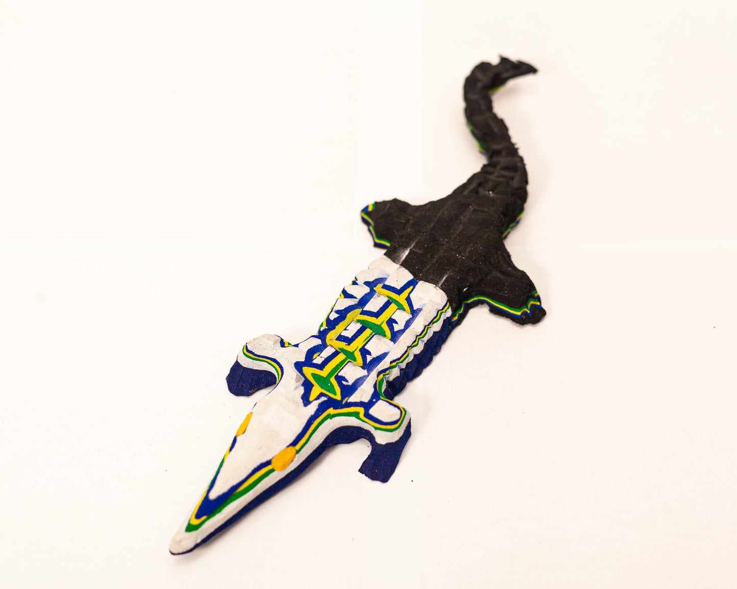 Crocodile Sculpture – Recycled Flip Flop Handmade African Art