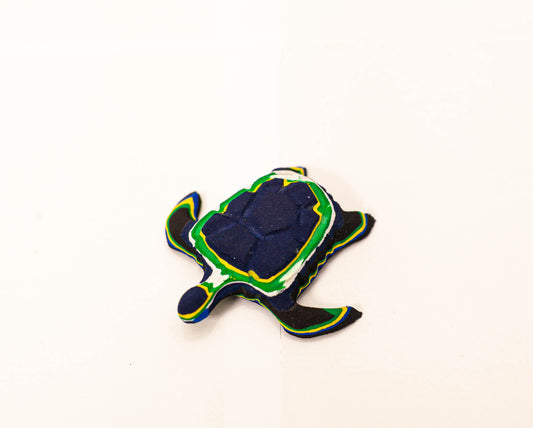 Handmade recycled flip flop turtle sculpture by RFFS Studio, Cape Town