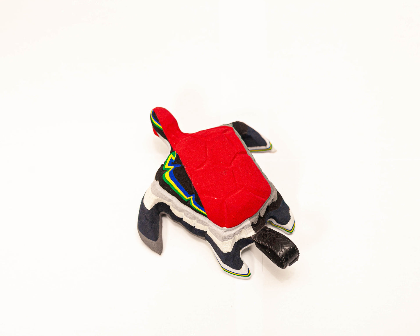 Handmade recycled flip flop turtle sculpture by RFFS Studio, Cape Town