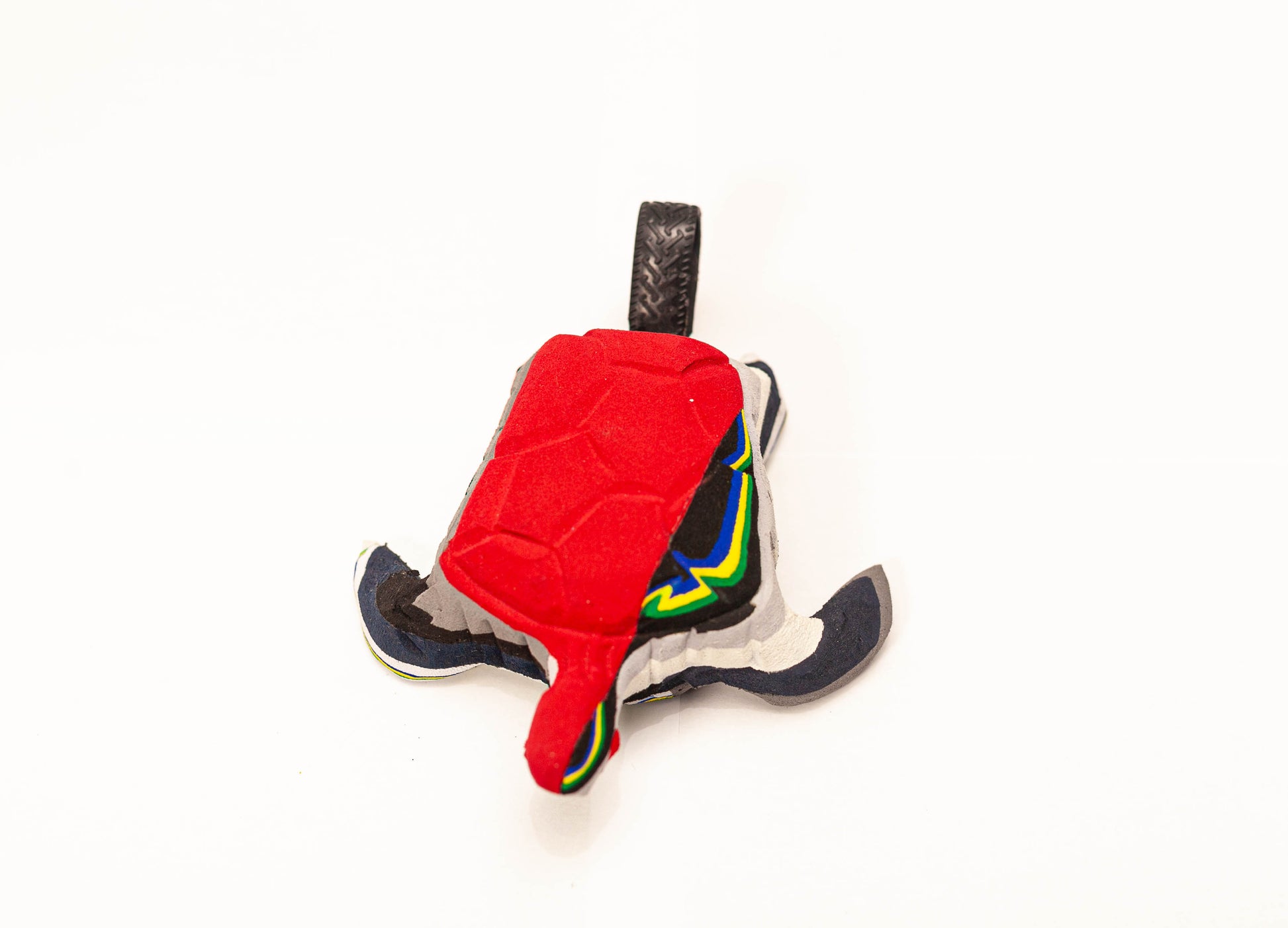 Handmade recycled flip flop turtle sculpture by RFFS Studio, Cape Town