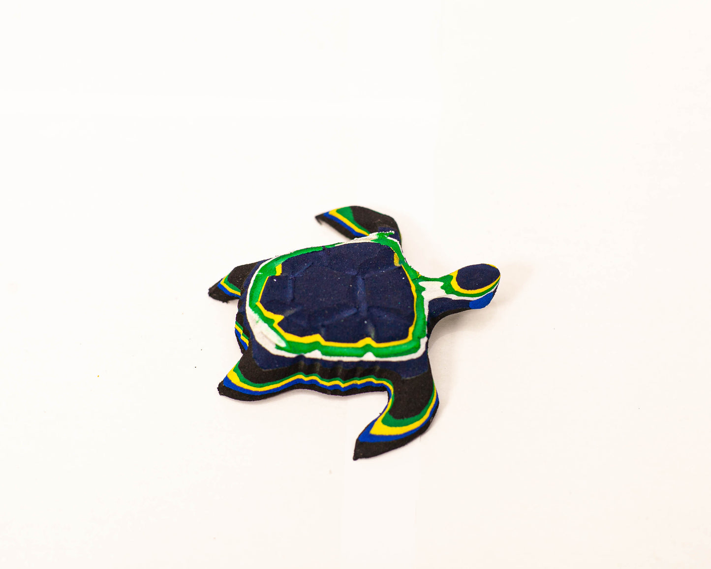 Handmade recycled flip flop turtle sculpture by RFFS Studio, Cape Town