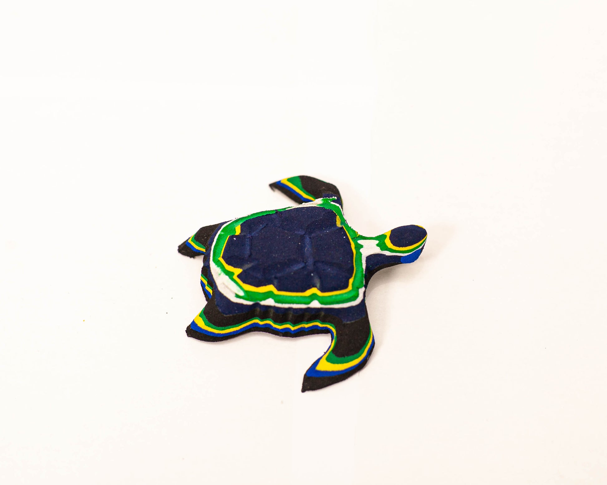Handmade recycled flip flop turtle sculpture by RFFS Studio, Cape Town