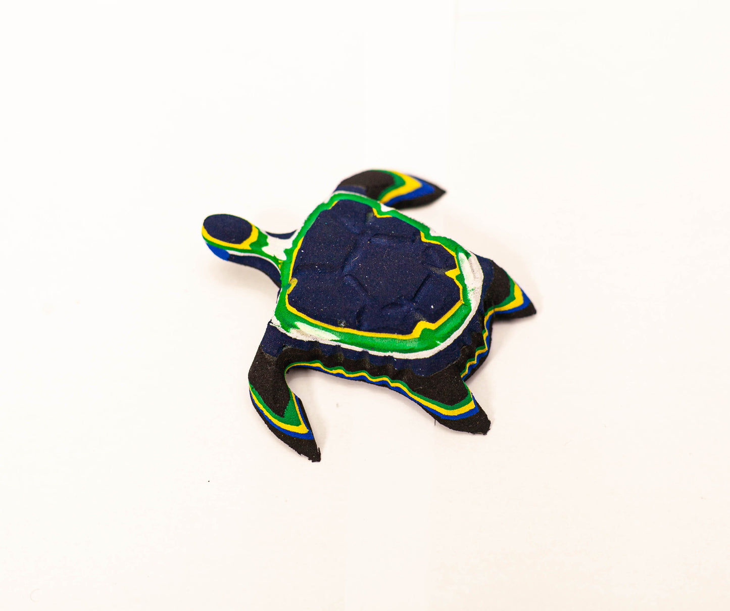 Handmade recycled flip flop turtle sculpture by RFFS Studio, Cape Town