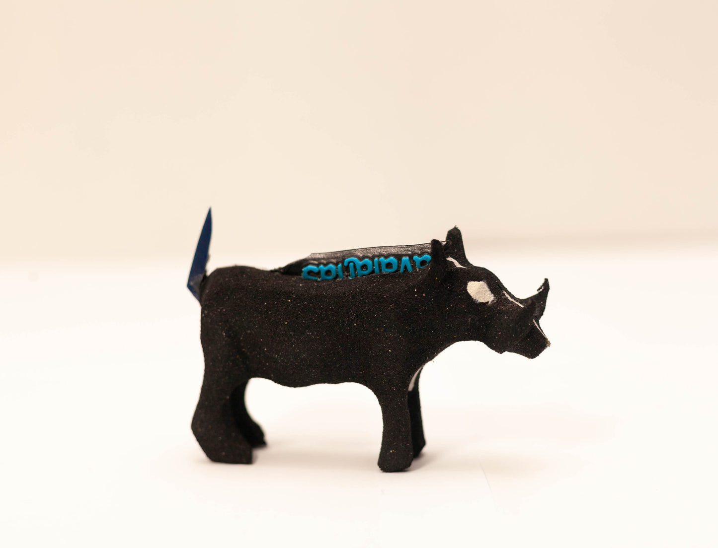 Handmade recycled flip flop warthog sculpture by RFFS Studio, Cape Town