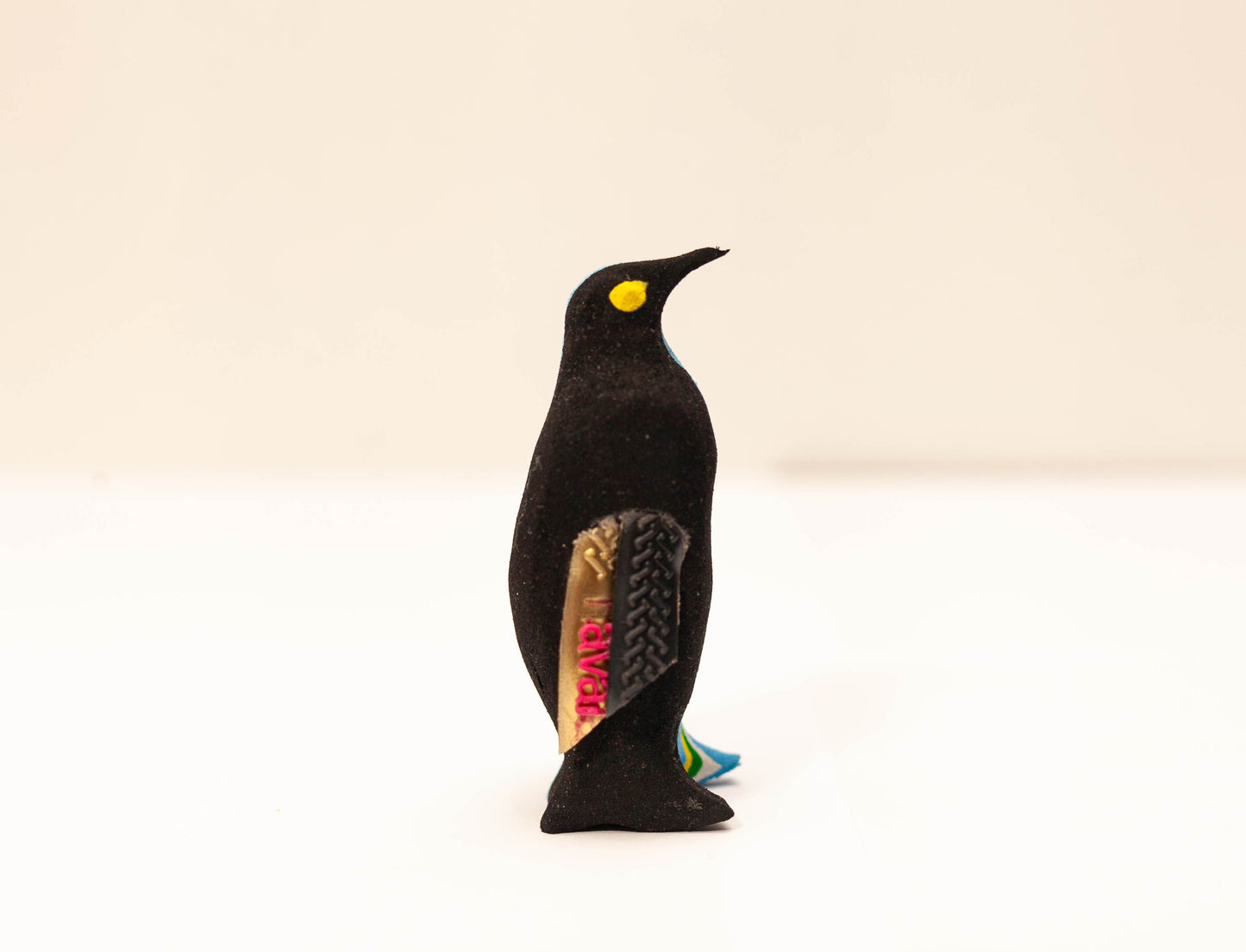 Penguin Sculpture – Mini Recycled Flip Flop Handmade Eco Art