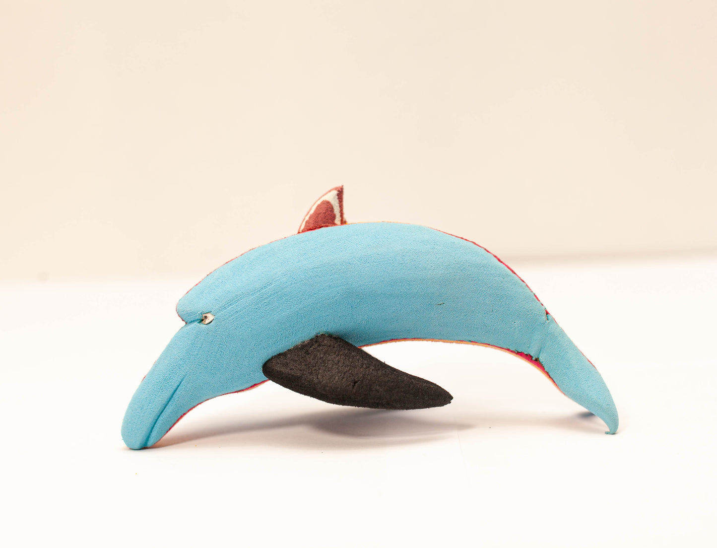 Dolphin Sculpture – Recycled Flip Flop Handmade Marine Art