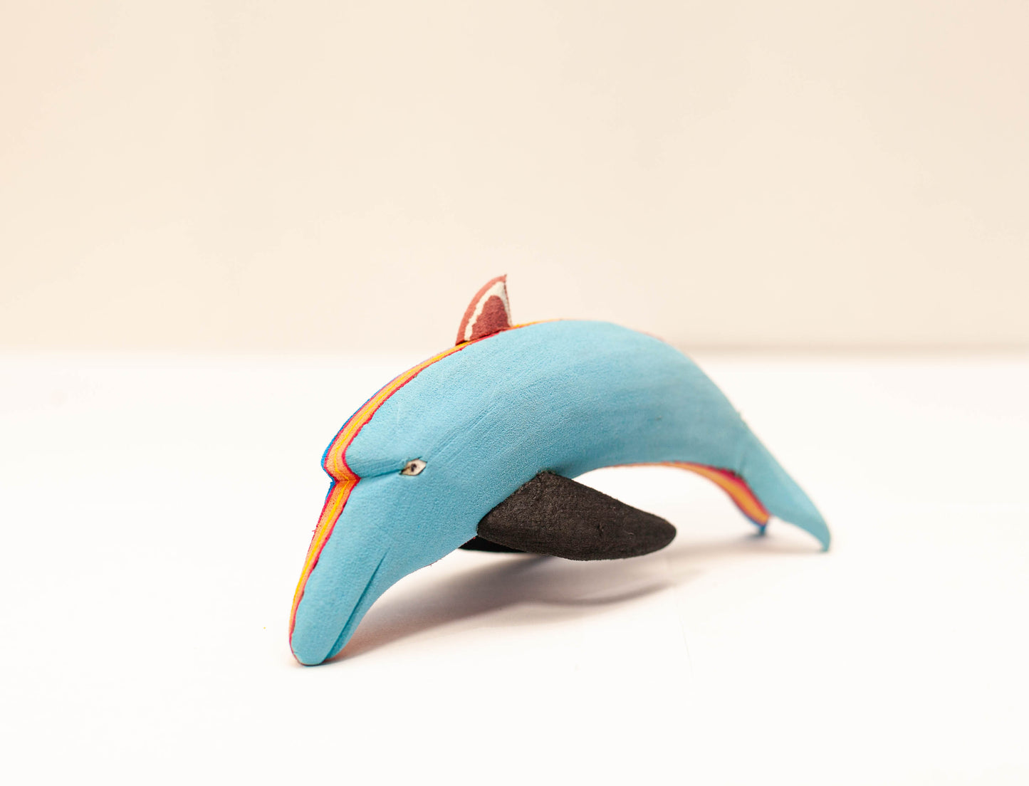 Dolphin Sculpture – Recycled Flip Flop Handmade Marine Art