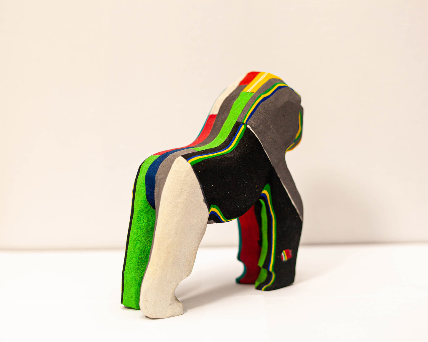 Gorilla Sculpture – Recycled Flip Flop Handmade Eco Art